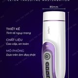 (Có Video) Âm đạo giả Leten Thrusting Masturbation 7 chế độ rung tỏa nhiệt làm ấm có tiếng rên pin sạc