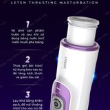 (Có Video) Âm đạo giả Leten Thrusting Masturbation 7 chế độ rung tỏa nhiệt làm ấm có tiếng rên pin sạc