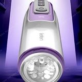 (Có Video) Âm đạo giả Leten Thrusting Masturbation 7 chế độ rung tỏa nhiệt làm ấm có tiếng rên pin sạc