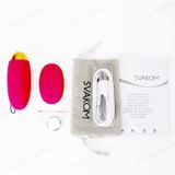 (Có Video) Trứng rung có 6 chế độ rung điều khiển từ xa pin sạc Svakom Elva 