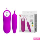 (Có Video) Trứng rung mini nhỏ gọn 12 chế độ dùng pin Pretty Love Harriet