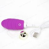 (Có Video)Trứng rung điều khiển từ xa 10 chế độ dùng sạc Man Nuo