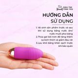 (Có Video)Trứng rung điều khiển từ xa 10 chế độ dùng sạc Man Nuo