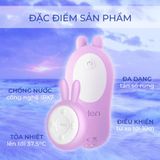 (Có video)Trứng rung Leten Butterfly Vibrator 10 chế độ rung tạo nhiệt có đầu bùi pin sạc màu tím
