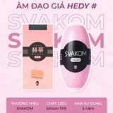 Âm đạo giả nhỏ gọn tiện dụng Svakom Hedy Pink cao cấp