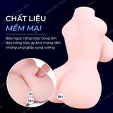 (Có Video) Âm đạo giả búp bê mini kèm ngực BJdoll Silicone nguyên khối