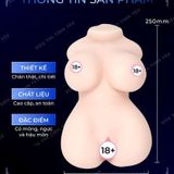 (Có Video) Âm đạo giả búp bê mini kèm ngực BJdoll Silicone nguyên khối