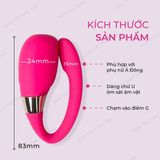 ( CÓ VIDEO ) Trứng rung LeLo Tiani 3 điều khiển từ xa 8 chế độ rung pin sạc