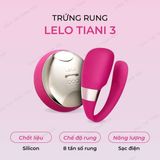 ( CÓ VIDEO ) Trứng rung LeLo Tiani 3 điều khiển từ xa 8 chế độ rung pin sạc