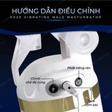 (Có Video) Âm đạo giả dính tường HX 20 chế độ rung có âm thanh dùng pin sạc