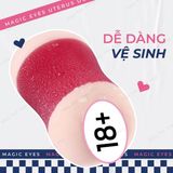 (Có Video) Âm đạo giả cầm tay 2 đầu đa dụng Magic Eyes Uterus Duo 