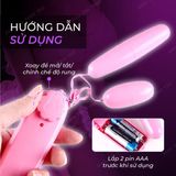 ( CÓ VIDEO ) Trứng rung cực giá cực rẻ 2 đầu dùng pin