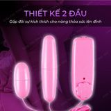 ( CÓ VIDEO ) Trứng rung cực giá cực rẻ 2 đầu dùng pin