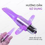 (Có Video) Lưỡi rung cực mạnh giá cực rẻ Baile màu tím dùng pin