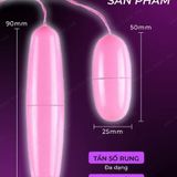 ( CÓ VIDEO ) Trứng rung cực giá cực rẻ 2 đầu dùng pin