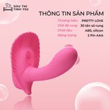 ( CÓ VIDEO ) Dương vật giả Pretty Love Fancy Clamshell hình vỏ sò rung 30 chế độ dùng pin