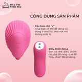 ( CÓ VIDEO ) Dương vật giả Pretty Love Fancy Clamshell hình vỏ sò rung 30 chế độ dùng pin