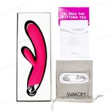 ( CÓ VIDEO ) Dương vật giả Svakom Angel 7 chế độ rung tỏa nhiệt làm ấm dùng pin sạc