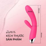 ( CÓ VIDEO ) Dương vật giả Svakom Angel 7 chế độ rung tỏa nhiệt làm ấm dùng pin sạc