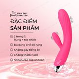 ( CÓ VIDEO ) Dương vật giả Svakom Angel 7 chế độ rung tỏa nhiệt làm ấm dùng pin sạc