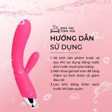 ( CÓ VIDEO ) Dương vật giả Svakom Angel 7 chế độ rung tỏa nhiệt làm ấm dùng pin sạc