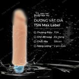 ( CÓ VIDEO ) Dương vật giả TSN Max Label rung đa chế độ dùng pin