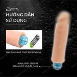 ( CÓ VIDEO ) Dương vật giả TSN Max Label rung đa chế độ dùng pin