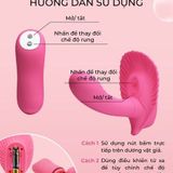 ( CÓ VIDEO ) Dương vật giả Pretty Love Fancy Clamshell hình vỏ sò rung 30 chế độ dùng pin
