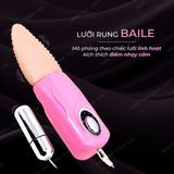 ( CÓ VIDEO ) Lưỡi rung Baile kèm trứng rung 3 chế độ rung dùng pin