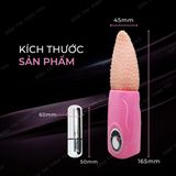 ( CÓ VIDEO ) Lưỡi rung Baile kèm trứng rung 3 chế độ rung dùng pin