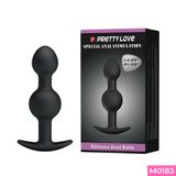 (Có video) Phích cắm hậu môn có bi lắc Pretty Love Anal Balls
