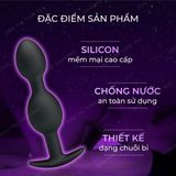 (Có video) Phích cắm hậu môn có bi lắc Pretty Love Anal Balls