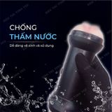 (Có video)Cốc âm đạo cầm tay 2 đầu mềm mịn Lovetoy Training Master Blue 