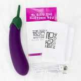(Có video)Dương vật giả rung ngụy trang trái cá tím Wistone Aeggplant
