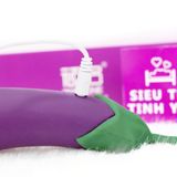 (Có video)Dương vật giả rung ngụy trang trái cá tím Wistone Aeggplant