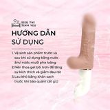(Có video) Dương vật giả Erosex có bìu rung thục đa chế độ tỏa nhiệt làm ấm dùng pin sạc