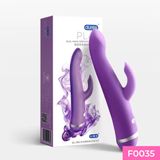 (Có video) Dương vật giả Durex Dual-Head Vibrator- Pulsing 5 chế độ rung dùng pin