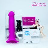 (Có video) Dương vật giả dính tường Pretty Love Murray 12 chế độ rung dùng sạc