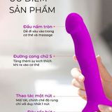 (Có video) Dương vật giả dính tường Pretty Love Murray 12 chế độ rung dùng sạc