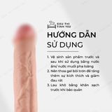 (Có video) Dương vật giả siêu mềm dính tường Lovetoy Sliding Skin Dong dài 9.0