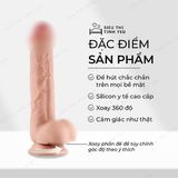 (Có video) Dương vật giả siêu mềm dính tường Lovetoy Sliding Skin Dong dài 9.0
