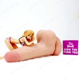 (Có video) Dương vật giả siêu mềm dính tường Lovetoy Sliding Skin dài 7.0