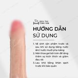 (Có video) Dương vật giả siêu mềm dính tường Lovetoy Sliding Skin dài 7.0