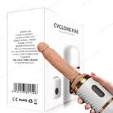 (Có video)Dương vật giả dính tường rung thục xoay cực mạnh Dibe Cyclone Fire