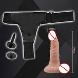 (Có video)Dương vật giả có dây đeo Baile Ultra Passionate Harness có bìu rỗng ruột