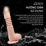 (Có video)Dương vật giả đa chế độ dùng pin dính tường Baile Thunder Up 