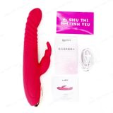 (CÓ VIDEO)Dương vật giả tai thỏ 8 chế độ rung cao cấp Libo dùng sạc