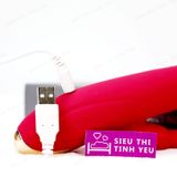 (CÓ VIDEO)Dương vật giả tai thỏ 8 chế độ rung cao cấp Libo dùng sạc