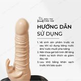 (CÓ VIDEO)Dương vật giả có dây đeo 10 chế độ rung Harness Rabbit Dong