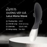 (CÓ VIDEO)Dương vật giả cao cấp 8 chế độ rung LeLo Mona Wave Black